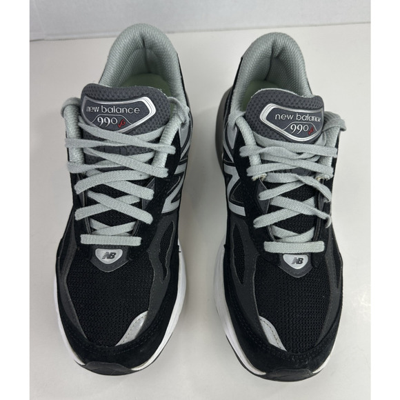 New Balance 990V6 Black Suede Shoes W990BK6 Sneakers Women’s Size 9 B USA Made - Picture 2 of 16